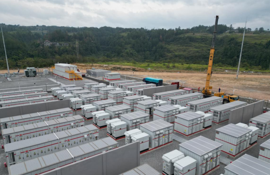 年充放電可達(dá)1.02億千瓦時(shí) 重慶石柱最大儲能電站（一期）投運(yùn)